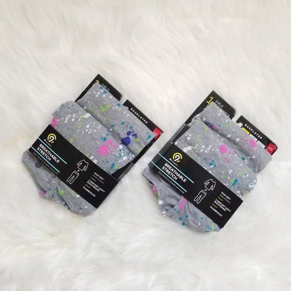 Champion Girls Scoop Neck And Pant Set Size XS Base Layer Breathable Stretch NWT - Picture 4 of 8